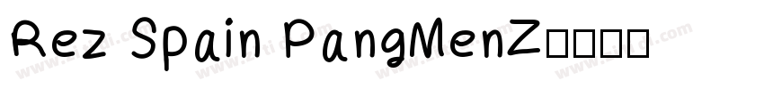 Rez Spain PangMenZ字体转换